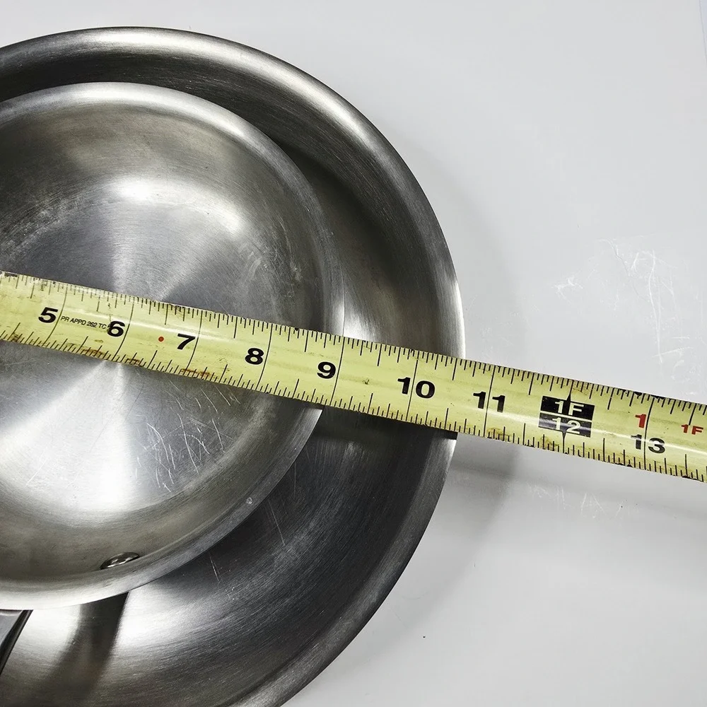 360 Cookware Stainless Steel Fry Pan Set 10